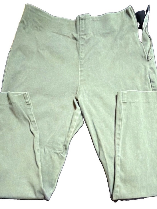 Old Navy Pants - Old Navy Women’s Chino Pants - Sage Green Side Zipper Slit at the ankles Size 12